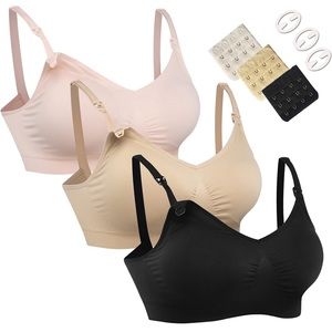 3-Pack Hofish Nursing Bras